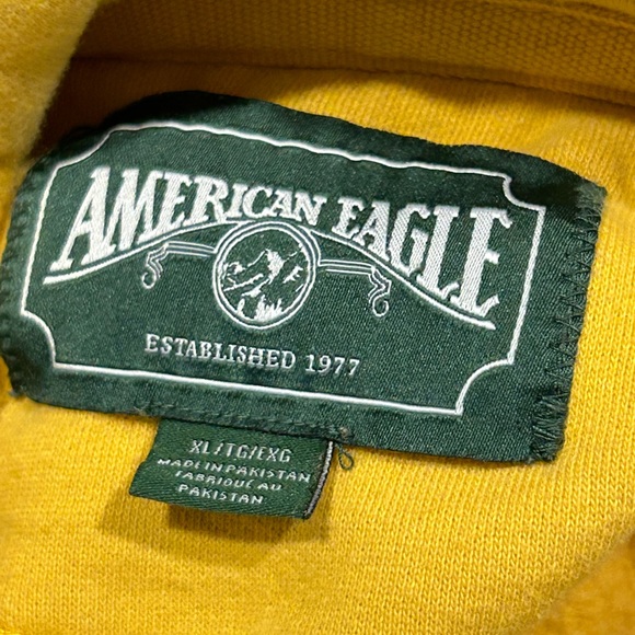 Yellow American Eagle Hoodie - Picture 2 of 3